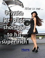 The world�s super-rich could soon be forced to slum it on commercial planes due to a shortage of pilots for private jets.